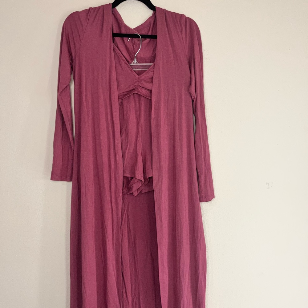 Three Piece Night Gown Set